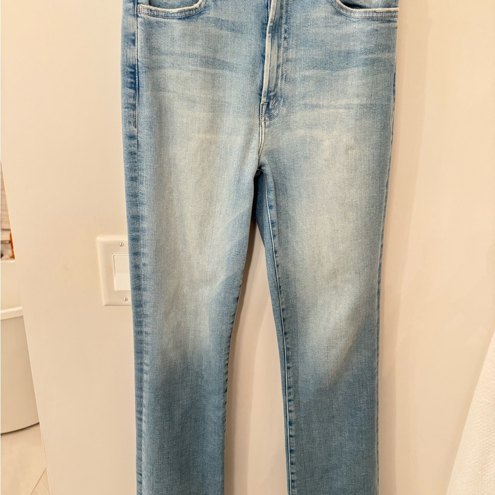 Blue Straight Leg Jeans - Picture 4 of 5